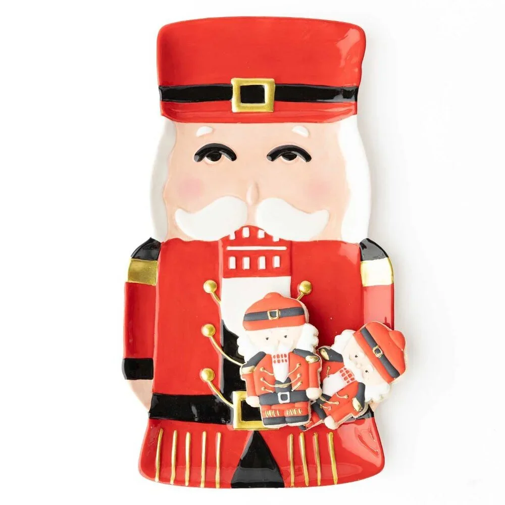 Red Nutcracker Platter - Picture 3 of 4